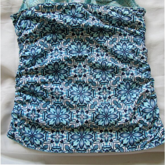 Tommy Bahama Reversible Swim Halter Bra Top Floral, size M - Picture 6 of 8